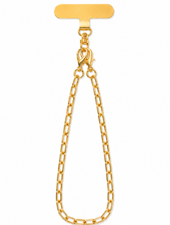 GOLD CHAIN CHARM PHONE WRIST STRAP