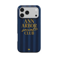 ANN ARBOR SOCIAL CLUB IPHONE CASE