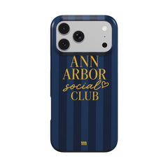 ANN ARBOR SOCIAL CLUB IPHONE CASE
