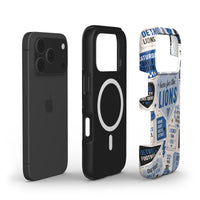 HERE FOR THE LIONS IPHONE CASE