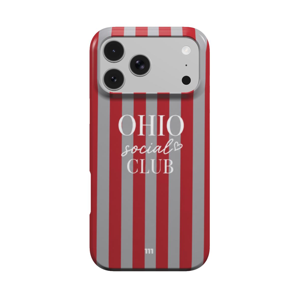 OHIO SOCIAL CLUB IPHONE CASE
