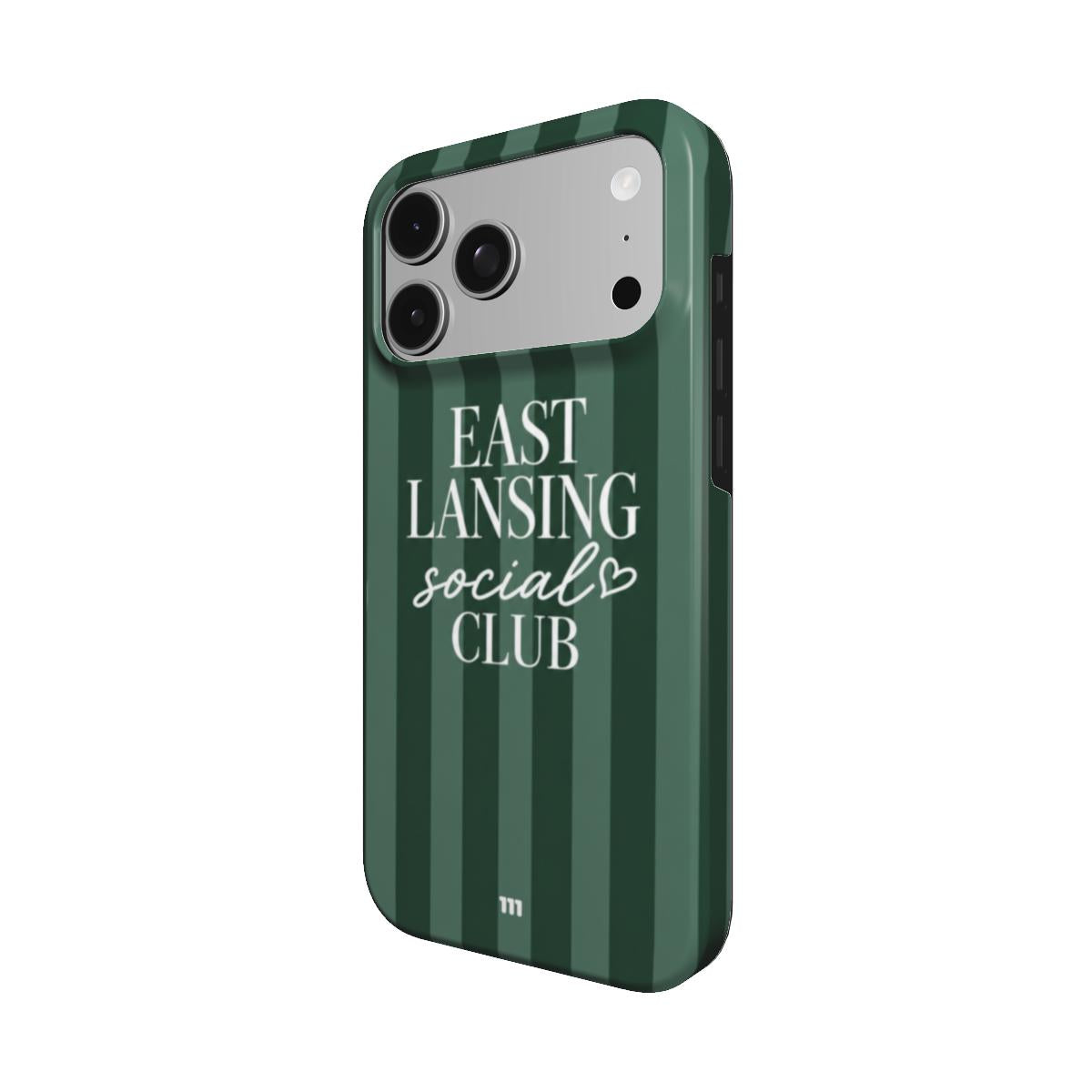 EAST LANSING SOCIAL CLUB IPHONE CASE