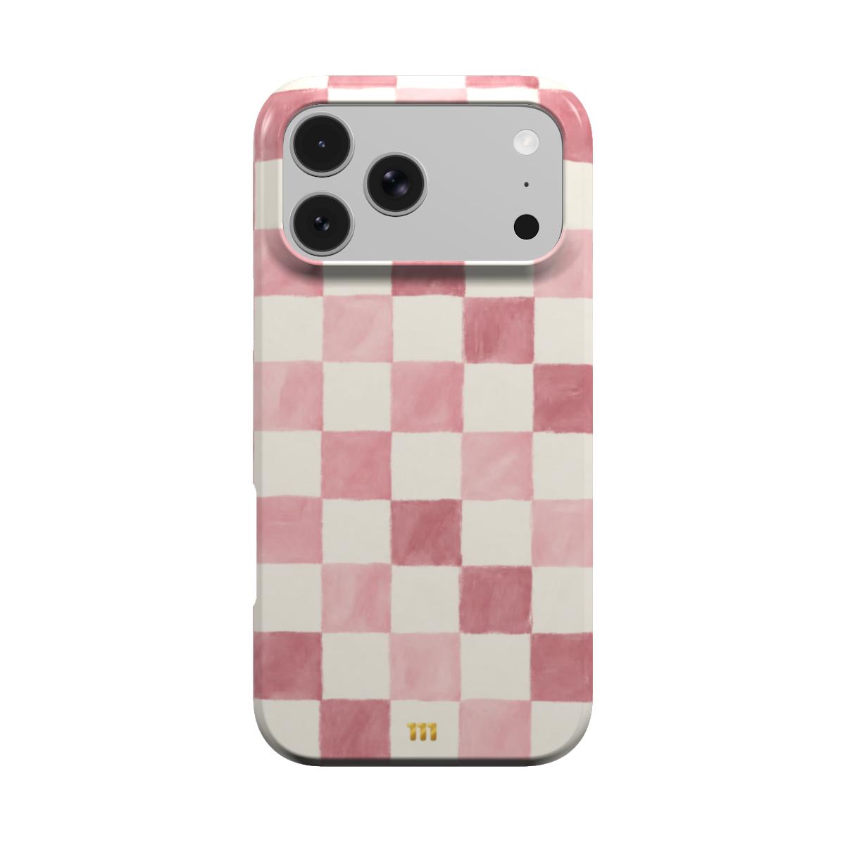 ROSY CHECK IPHONE CASE